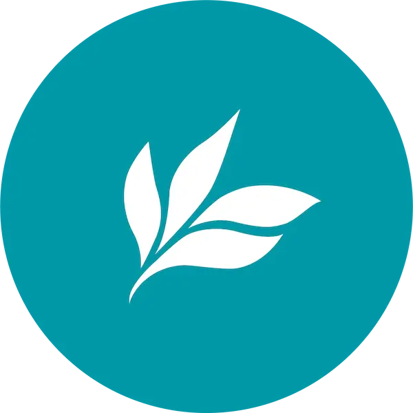 True protein logo on a teal circle